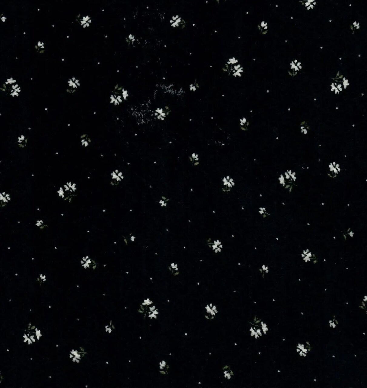 1 Yard Cotton-Style Ditsy Pointelle Print Knit Fabric, 61/63″ Wide Polyester Spandex Blend